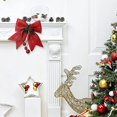 thumbnail image 5 of 4 piezas de lazos navideños decorativos, lazos navideños, lazos navideños, adornos navideños, lazos navideños rojos, lazos navideños, 5 of 5
