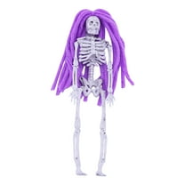 XIAOLE Halloween Hanging Trick Parts Decorations, Halloween Skeleton Ghost Decorations, Halloween Hanging Decoration, For Haunted House Prop Decor, Halloween Outdoor Indoor Decor, Purple