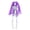 Purple, variant on Halloween Hanging Skeleton Decorations Small Full Body Posable Skeletons with Movable Joints Plastic Mini Spooky Decor for Halloween Party Haunted House Lawn Graveyard Props