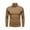 Khaki-08, variant on Rvwovn Men's Turtleneck Long Sleeve Tee, Soft Slim Fit Pullover Basy Layer T-Shirt Fall Winter Wear
