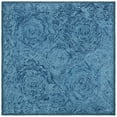 thumbnail image 6 of SAFAVIEH Ikat Collection IKT506N Handmade Dark Blue Rug, 6 of 8