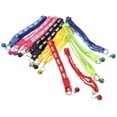 thumbnail image 3 of 12pcs Adjustable Pet Collars for Dogs & Cats Chic Design with Bells, Comfortable, Skin Friendly, Vibrant Colors for Holidays and Parties, 3 of 5