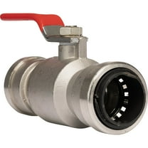 QuickFitting 3/4 In. Push-to-Connect Stainless Steel Full Port Ball Valve SS922R