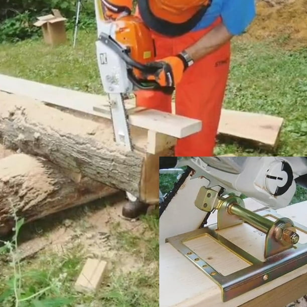 ZAJAIO Mini tronçonneuse moulin bois Guide de coupe scie à bois bois  tronçonneuse accessoire coupe Guide fraise pour les constructeurs 