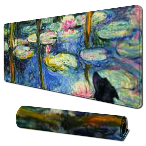 nygtbtfer Extra Large (X-Large) Size Non-Slip Rectangle Mousepad, Mouse Pad for Home, Office and Gaming Desk 31.5x11.8 in