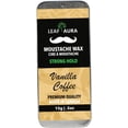 thumbnail image 1 of Leaf Aura Moustache Wax-STRONG HOLD (Vanilla Coffee), Made In Canada,15g, 1 of 5