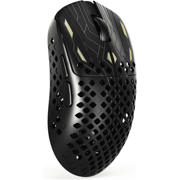 MAMBASNAKE M2 Wireless Gaming Mouse, 41g Carbon Fiber, PAW3395PRO, 40000 DPI, Tri-Mode BT/2.4G/USB-C, for PC/Mac, Black