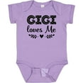 thumbnail image 3 of Inktastic Gigi Loves Me Baby Girl Clothes Girls Baby Bodysuit, 3 of 5