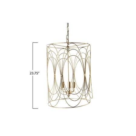

RTLXQBGW 24 Pendant Light with Wire Swirl