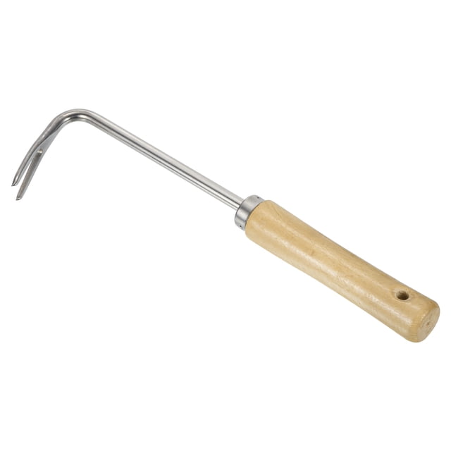 Uxcell Herramienta de Jardinería Desmalezadora Manual Herramientas de Desmalezado Cultivador de Mano Ergonómico Removedor de Malezas