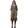 thumbnail image 2 of Moomaya Kurti Droite de Designer pour Femmes Tunique Indienne Imprimée Haut Long Kurta, 2 of 6