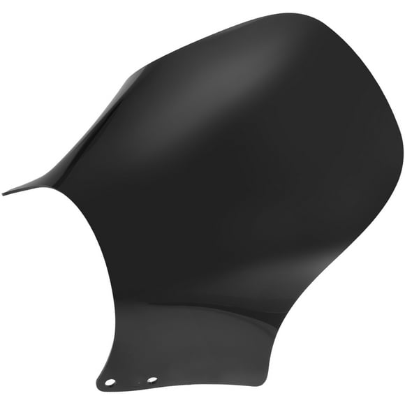 HONMEET Motorcycle Windscreen Black PC 1Set Wind Resistance Reduction