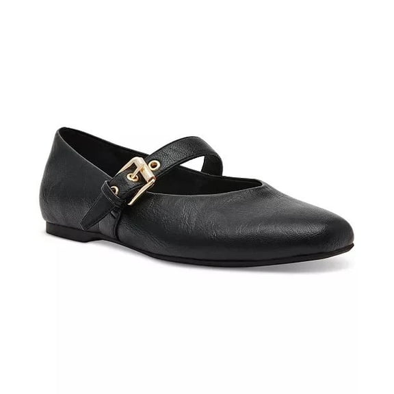DV by Dolce Vita Womens Flat Mary Jane Strap with Buckle Black Size 9