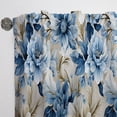 thumbnail image 5 of Designart "Victorian Coastal Tranquility: Classic Pattern VIII" Floral Curtain Single Panel, 5 of 6