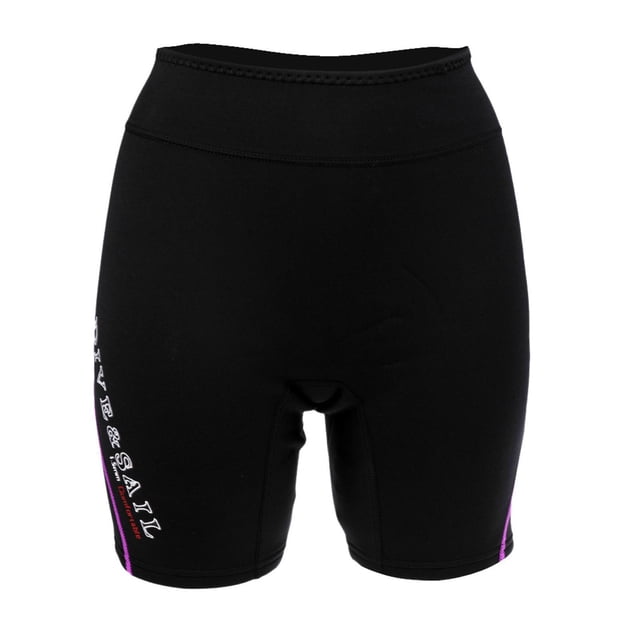Eigraketly Pantalones cortos de buceo de neopreno de 1,5 mm Trajes de neopreno para esnórquel Troncos XS Púrpura para mujer Deportes acuáticos