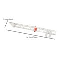 thumbnail image 4 of Necvior Sewing Gauges Sewing Measuring Tool Metal Sliding Gauges Fabric Quilting Ruler, 4 of 10