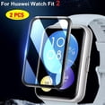 thumbnail image 3 of 3 Correa De Reloj Silicon + 2 Mica Para Huawei Watch Fit 2, 3 of 8