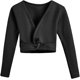 thumbnail image 1 of Abrigo pequeño de terciopelo para bailar, chal pequeño de manga larga de terciopelo compuesto, ropa de baile para niños, ropa de práctica para niñas al aire libre, 1 of 2