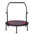 thumbnail image 2 of 40 Inch Mini Exercise Trampoline for Adults or Kids Indoor Fitness Rebounder Trampoline with Safety Pad Max. Load 300LBS, 2 of 9