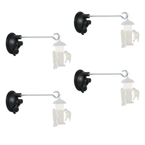 4 4 Pack Window Suction Cup Hanger For Bird Feeders And Wind Chimes And Plant Bird Feeder Hook With Strong Suction Cup