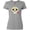 Athletic Heather, variant on Inktastic Día de los Muertos Skull with Flower Women's T-Shirt