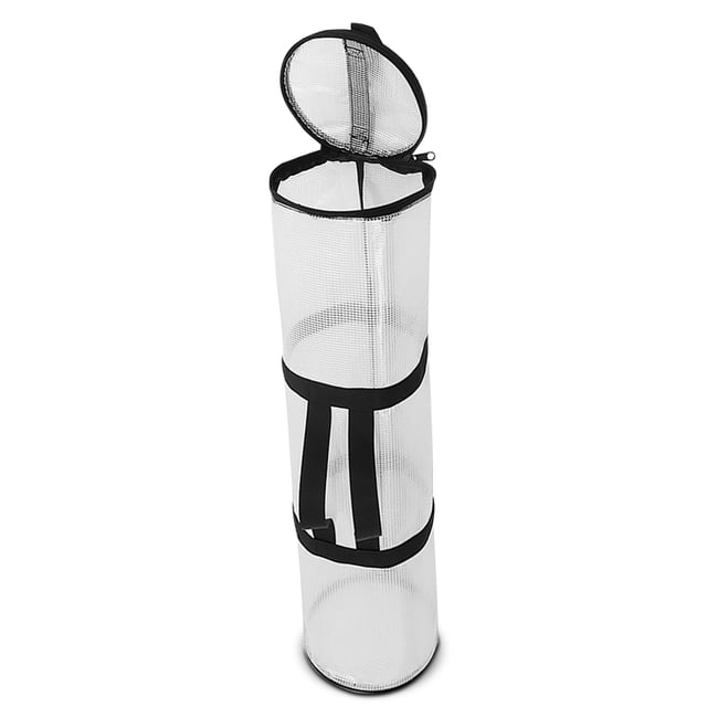 Bolsa de papel de regalo de Navidad, contenedor organizador de envoltura, resistente al agua, soporte para cintas de rollo, organización de Almacenamiento y organización del hogar Blanco 60cm Inteprter HA010541-01