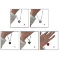 thumbnail image 3 of Collares para mujer Yashi con colgante de corazón Vidrio rojo modelo E 30341, 3 of 5