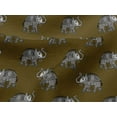 thumbnail image 4 of oneOone Viscose Jersey Fabric Elephant Block Print Fabric BTY 60 Inch Wide, 4 of 5