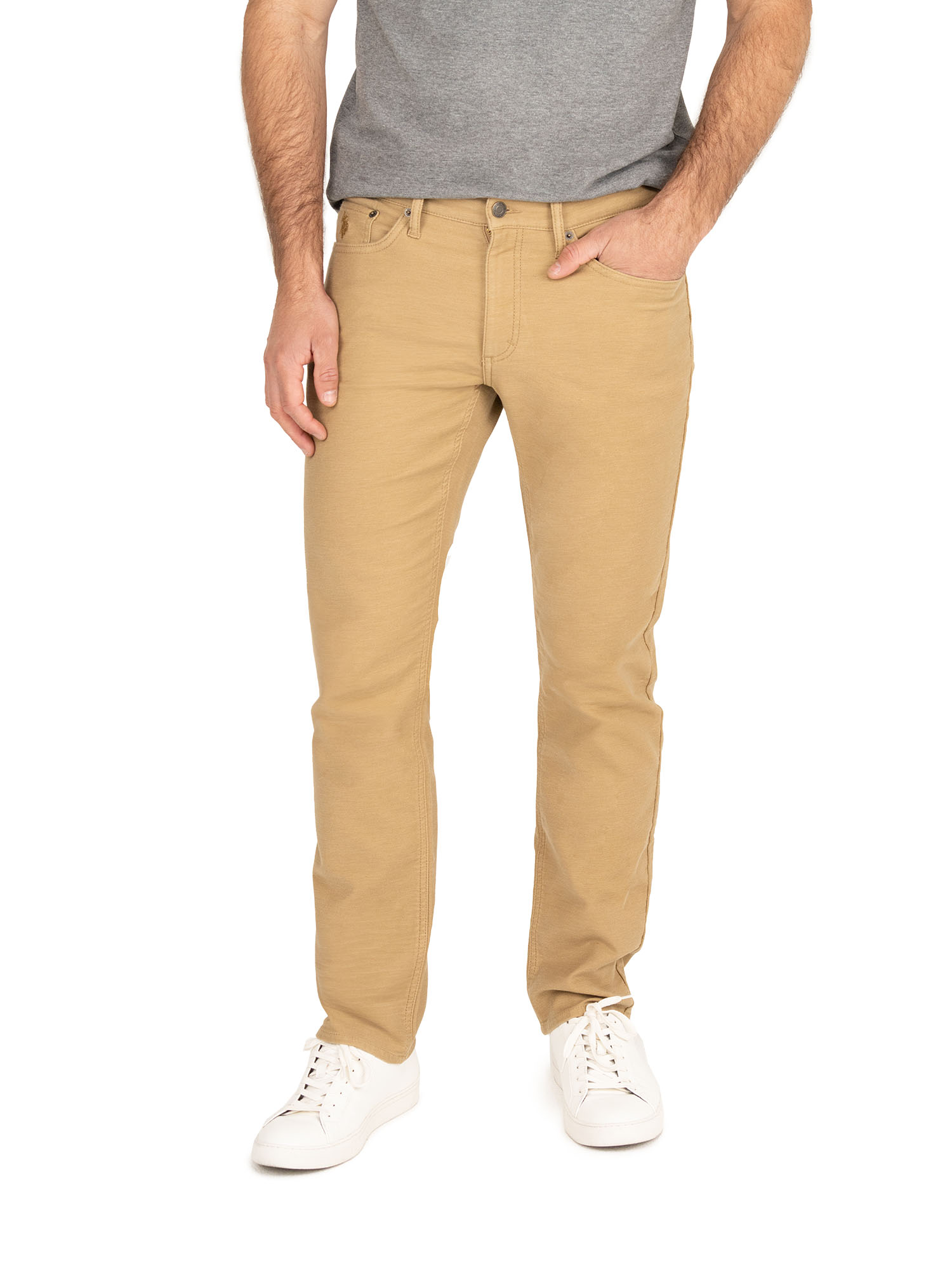 U.S. Polo Assn. Men's Slim Straight Knit 5-Pocket Pants