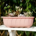 thumbnail image 4 of Joernso 5Pcs Flowerpot Eco-friendly Anti-deform Plastic Rectangle Flower Planter Supplies for Home, 4 of 8
