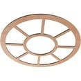 thumbnail image 2 of 24"OD x 8 3/4"ID x 1/4"T Grace Wood Fretwork Pierced Ceiling Medallion, Cherry, 2 of 3