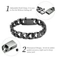 thumbnail image 2 of Stainless Steel Cremation Ashes Jewellery Small Urns Bracelets Women Men Keepsake Mini Urn Bracelets, 2 of 7