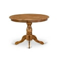 thumbnail image 3 of HBT-ANA-TP East West Furniture Beautiful Dinner Table with Natural Acacia Color Table Top Surface and Asian Wood Dining Table Pedestal Legs - Natural Acacia Finish, 3 of 4