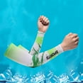thumbnail image 2 of WTXUE arm sleeves for men, Men and Women Summer Outdoor Sports Ice Sleeve Arm Guard Detachable Sleeves, 1# Green, 2 of 5