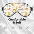 thumbnail image 3 of PAYOHTO Cute Wild Animals Childish Soft Sleep Mask Comfort Pure Silk Eye Cover for Travel Office Camping, 3 of 7