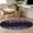 Lavender Purple Light Purple Black, variant on Round Area Rug 7 Ft, Purple Lavender Washable Non-Slip Circle Carpet for Living Room/Bedroom, Spring Watercolor Wildflowers Plant Plaid Low-Profile Large Runner Mat Collection Rugs for Indoor