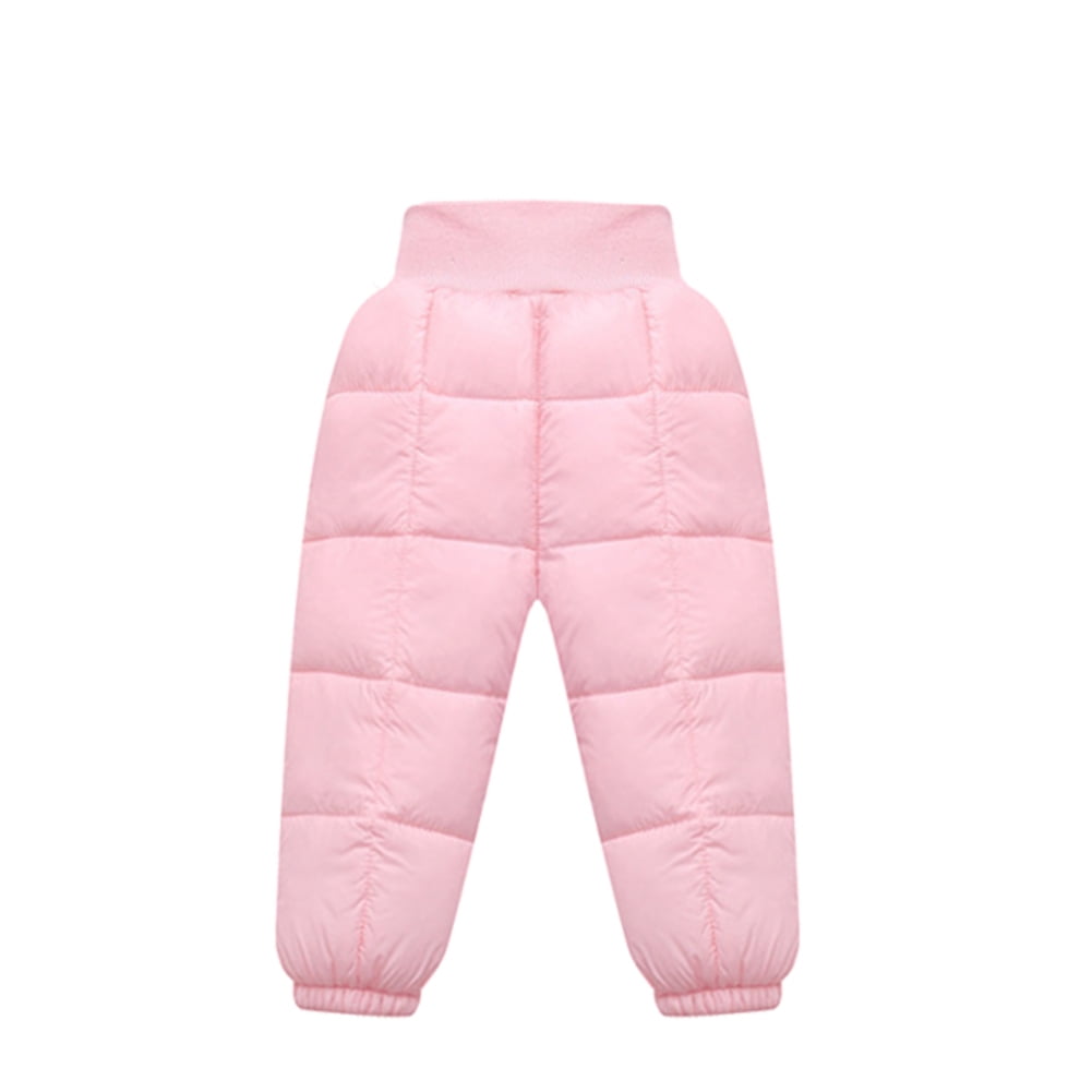 WIBACKER 1-5T Baby Boy Girl Cute Ear Hooded Puffer Jacket Pants Snowsuit Toddler Kid Winter Coat