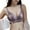 Purple, variant on ManxiVoo Honeycomb Breathtaking Wireless Bra Comfortable Supportive Lace Trim Lightweight Soft Cup 36AB Size Red