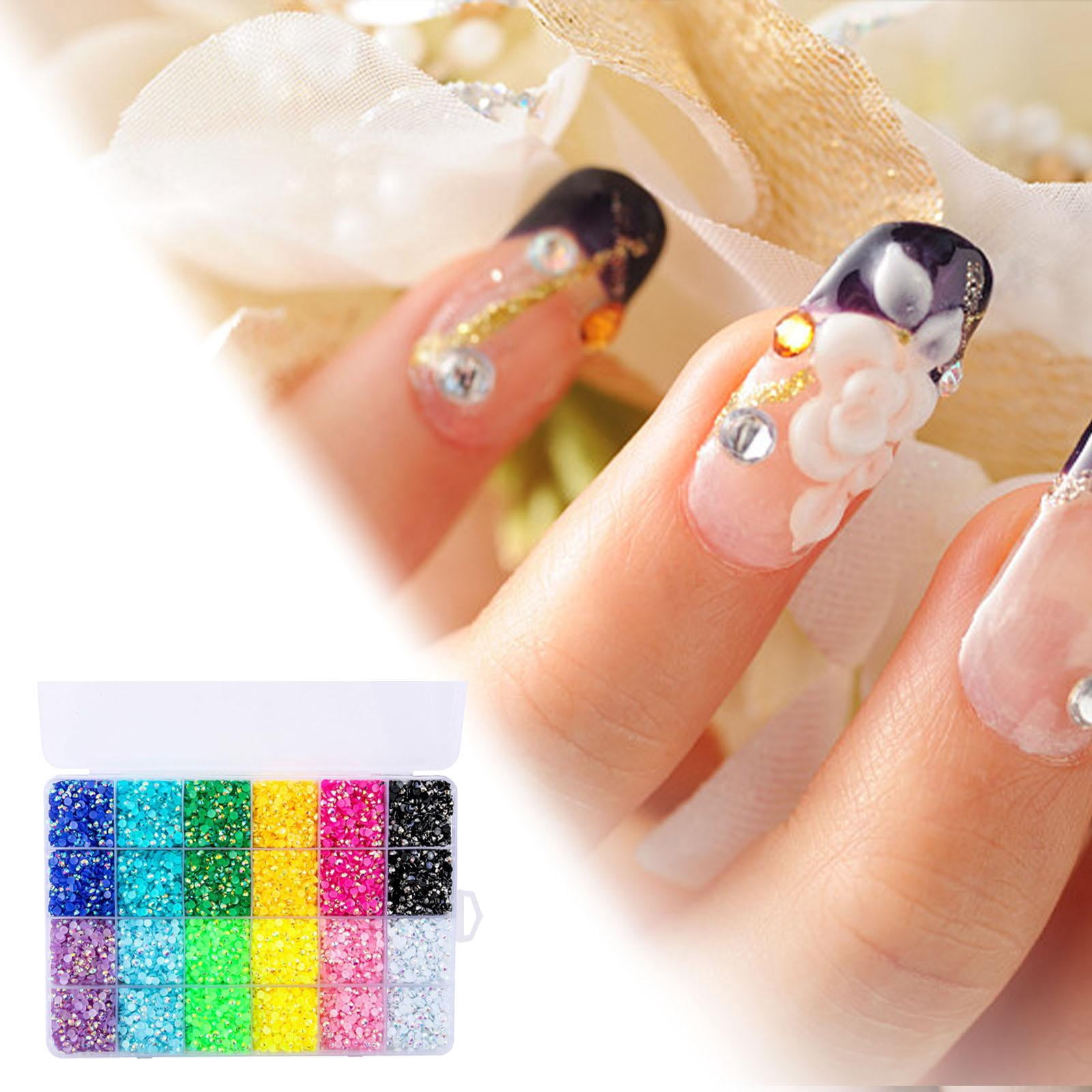 19200pcs s Flatback Round Set for Craft Nail Art 5mm