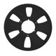 thumbnail image 5 of 1/4 10 Inch Empty Tape Reel Aluminum Alloy 6 Hole Universal Opening Machine Part Sound Tape Takeup Reel Black, 5 of 5