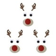 thumbnail image 3 of ZheElen Cute Easy To Apply Remove Christmas Window Stickers Wide Application Door Decal Elk head 3Set, 3 of 6