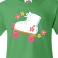 thumbnail image 4 of Inktastic Roller Skate Flowers Youth T-Shirt, 4 of 5