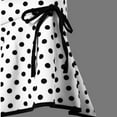 thumbnail image 5 of Babysbule Skirt for Women Plus Size Fashion Women Casual Polka Dot Botton Ruffles Tight-Fitting Hip Party Skirt, 5 of 8