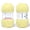 Yello, variant on NORVIAN 2 Skeins Soft Chenille Yarn,#4 Worsted 100% Polyester,90m(98.42yds),100g(3.53oz),Morandi Solid Colors