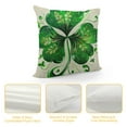 thumbnail image 4 of Nawypu St Patricks Day Pillow Cover Green Shamrock Pillow Cover Clover Lucky Throw Pillow Case Cushion St Patrick's Day Decoration for Sofa Couch Car Home Decor (Green Shamrock Heart), 4 of 5
