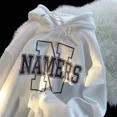 thumbnail image 2 of Sudaderas para hombre, ropa para hombre, sudaderas con capucha de algodón estéticas blancas con estampado de letras, novedad y estilo de otoño, precio bajo, 2 of 5