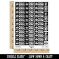 thumbnail image 2 of Magical Work Unicorn Teacher Student School Sticker Set - Black - Matte Finish - 1.5" Small, 2 of 7