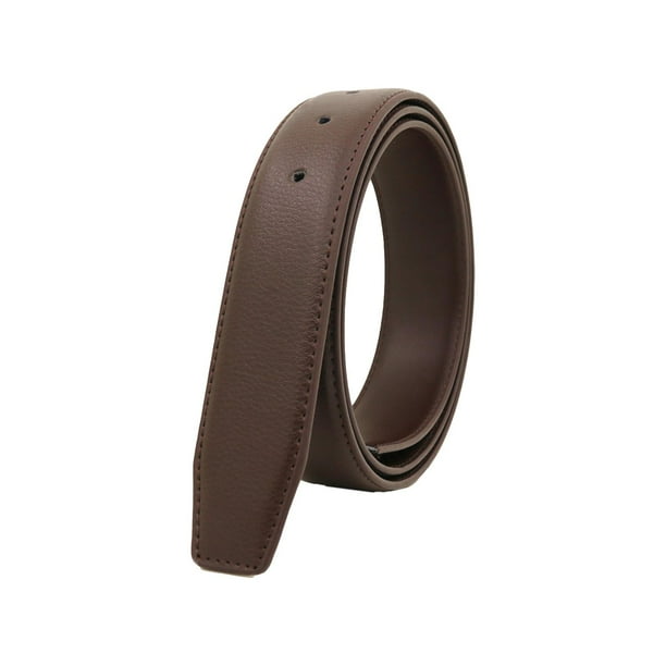Cinturón duradero Zulema para hombre sin hebilla 120 cm DIY marrón