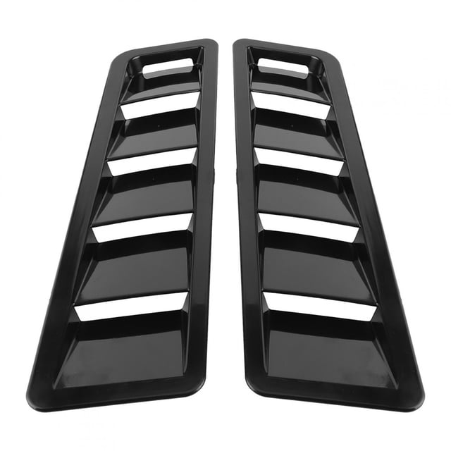 Panel de entrada de aire Universal para capó, embellecedor de capó, cubierta de ventilación de refrigeración, decoración Exterior de coche, 2 uds.