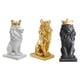 thumbnail image 4 of Estatua de León Dorado Yuarrent Hecha a Mano Decoración del Hogar Única y Elegante Oro, 4 of 6